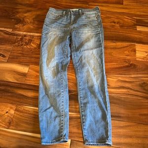 Womens Madewell jeans size 28 high riser crop